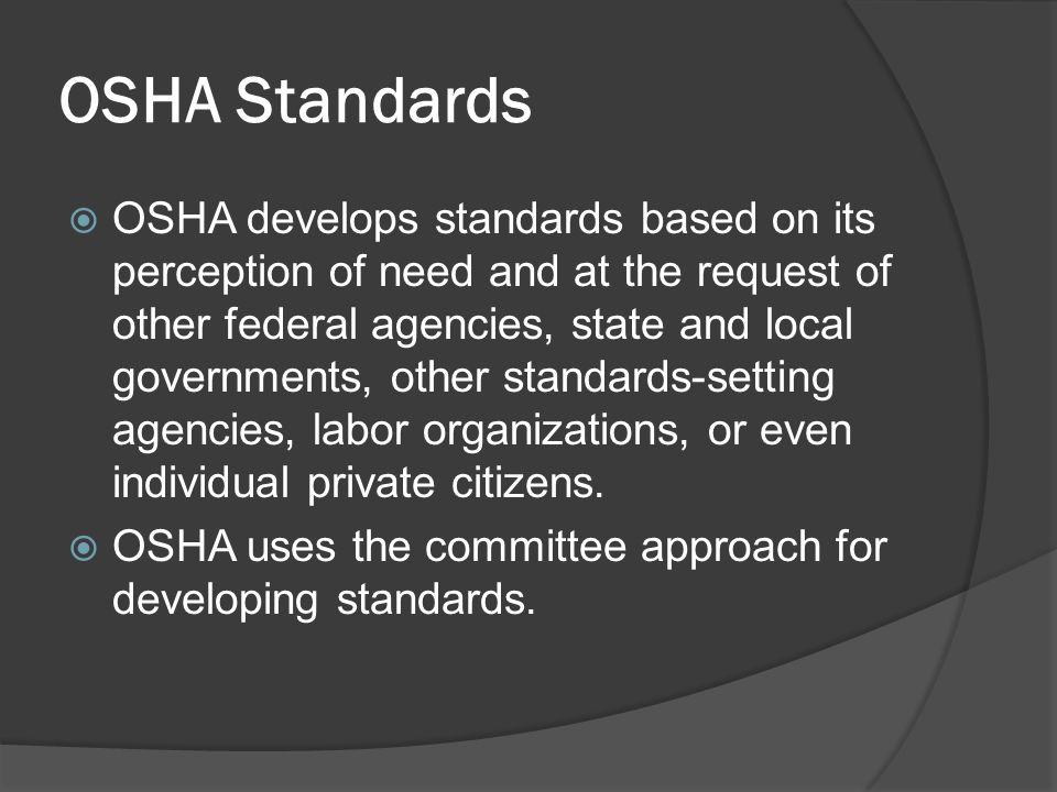 OSHA STANDARDS