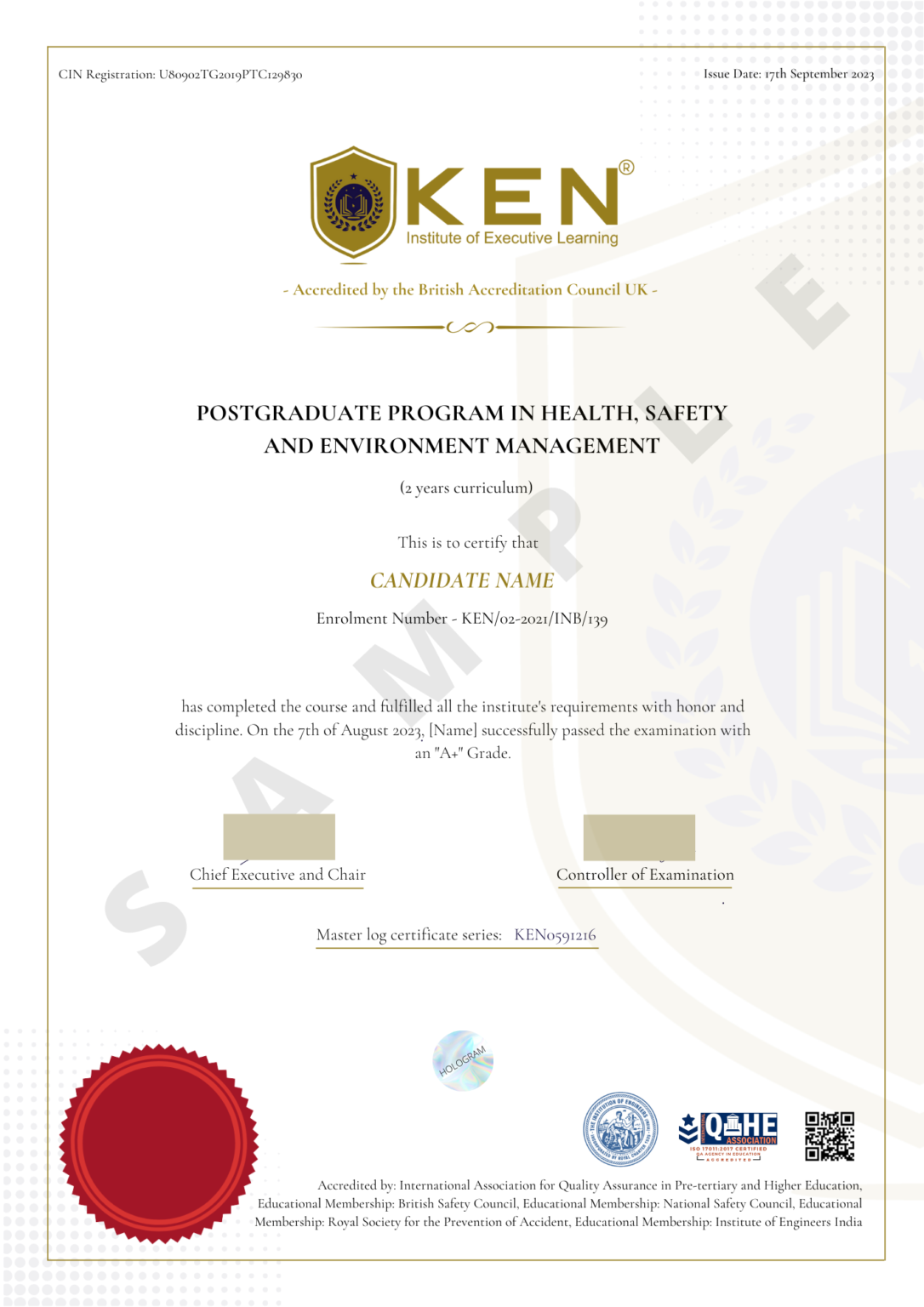 Post Graduate Program In Health, Safety & Environment Management - Ken ...